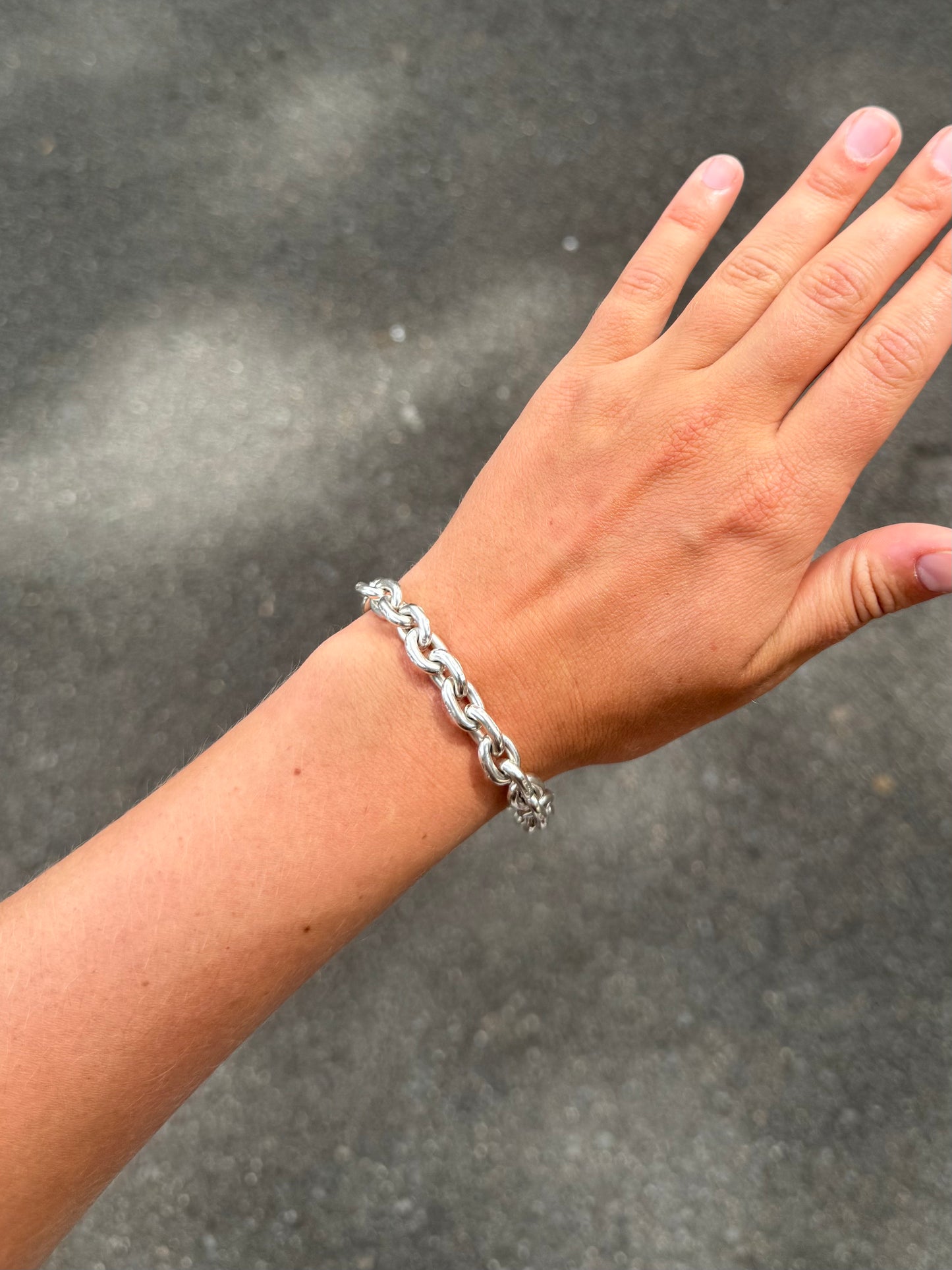 Double Heavy Link Bracelet