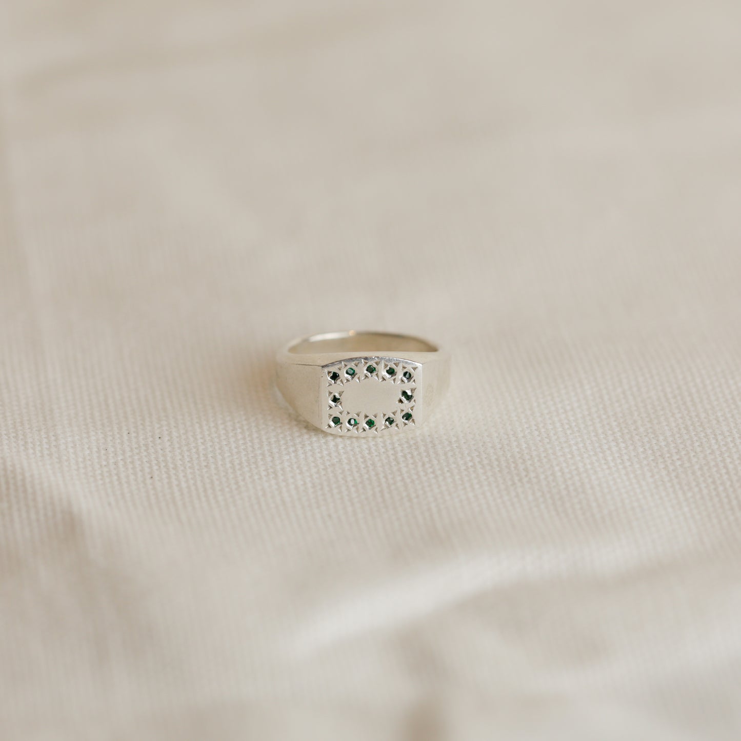 Stitched Signet - Silver