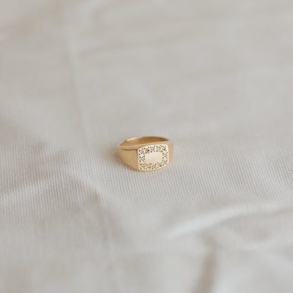 Stitched signet - Gold