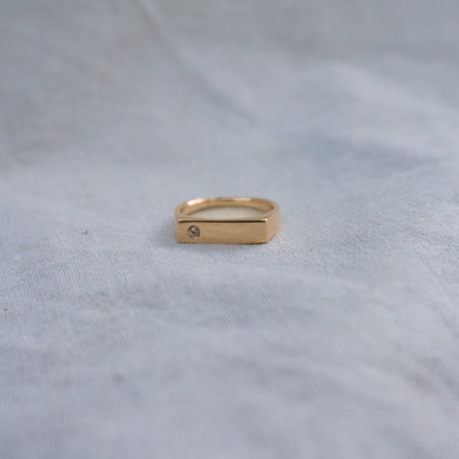 Slim Signet Gold