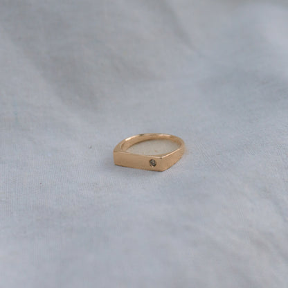 Slim Signet Gold